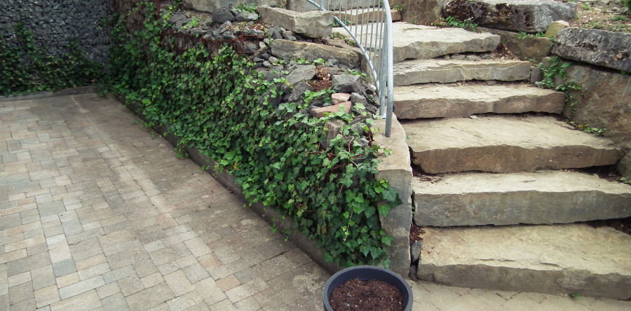 Treppenaufgang Naturstein