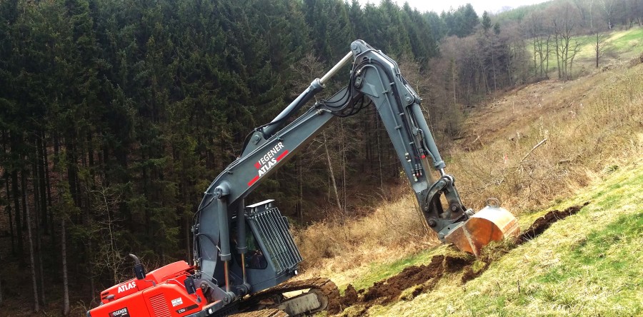 Herstellung Wirtschaftszuwegung